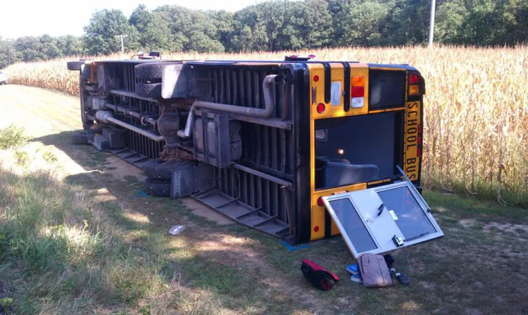 school bus crash